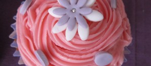 Cupcake flor de lila