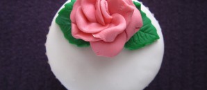 Cupcake rosa de luxe